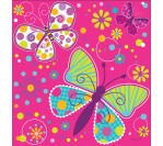 Butterfly Sparkle Printed Plastic Table cover (137cm X 274cm)